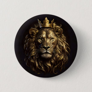 Macaron Rond 5 Cm Le Roi ! Le Lion d'Oz pas si puéril