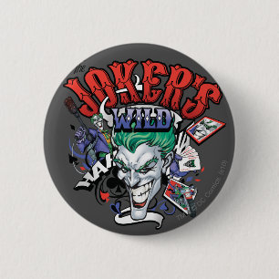 Macaron Rond 5 Cm Le sauvage du Joker