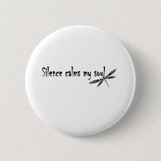 MACARON ROND 5 CM LE SILENCE CALME MON ÂME