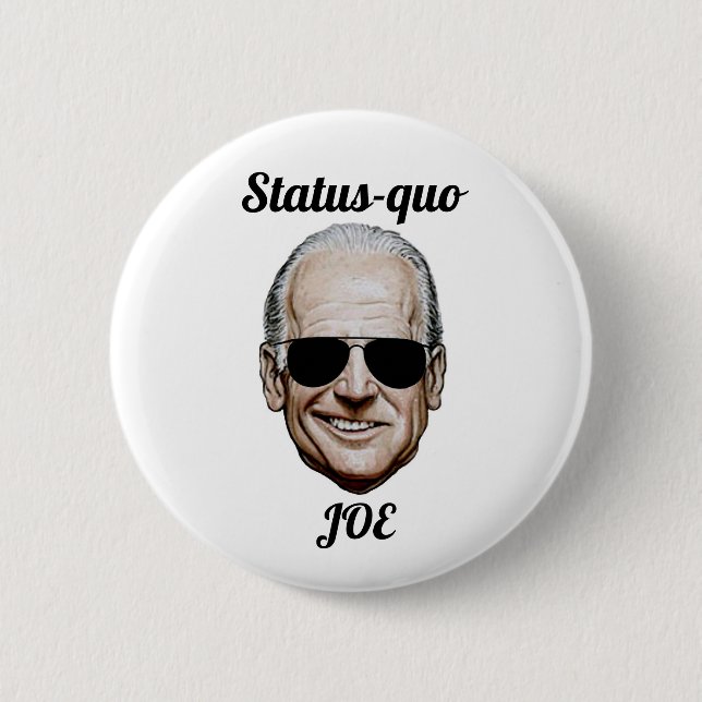 Macaron Rond 5 Cm Le statu quo Joe (Devant)