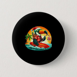 Macaron Rond 5 Cm Le Surf Père Noël Toucan Et Drôle Chien Trocal Chr