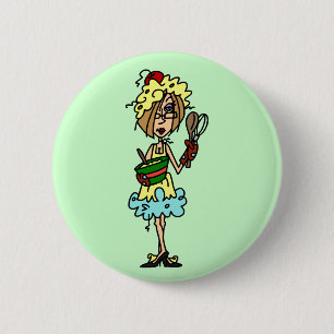 Macaron Rond 5 Cm Le T-shirts et les cadeaux malpropres de cuisinier