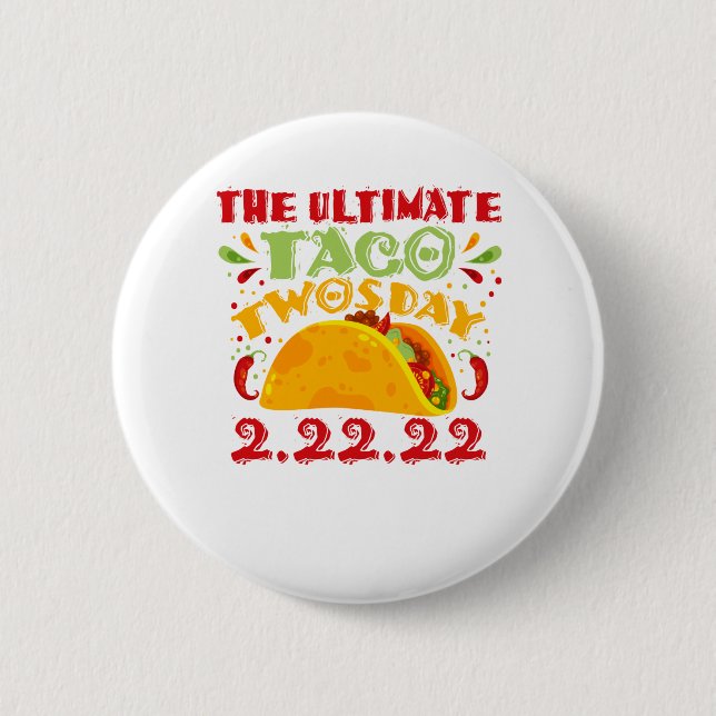 Macaron Rond 5 Cm Le Taco Ultimate Twosday - mardi 22 février (Devant)