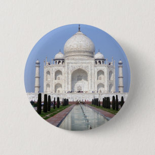 Macaron Rond 5 Cm Le Taj Mahal, Âgrâ, Inde