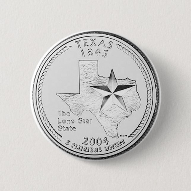 Macaron Rond 5 Cm Le Texas (Devant)