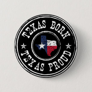 Macaron Rond 5 Cm Le Texas vintage soutenu - le Texas fier