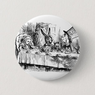 Macaron Rond 5 Cm Le thé du chapelier fou