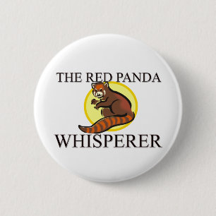 Macaron Rond 5 Cm Le Whisperer de panda rouge