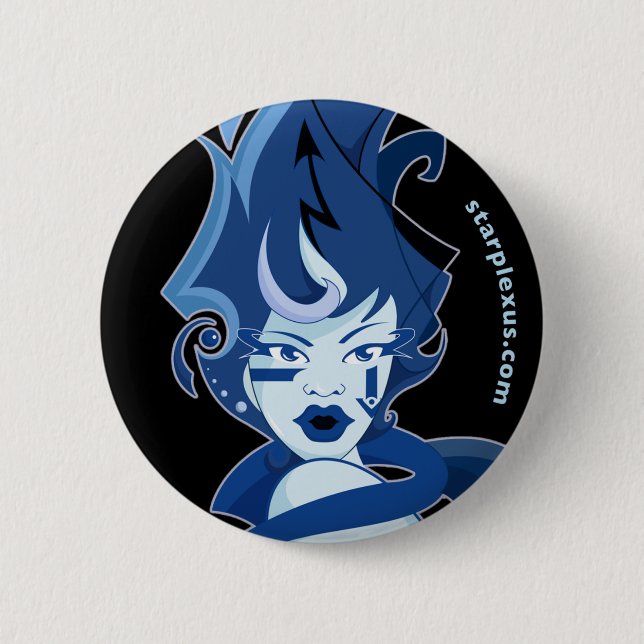 Macaron Rond 5 Cm l'eau pour glacer le bouton (Devant)