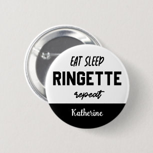 Macaron Rond 5 Cm Lecteur Ringette Répéter la sonnette de veille per