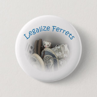 Macaron Rond 5 Cm Légalisez le bouton de furets