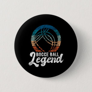 Macaron Rond 5 Cm Légende de Bocce Byll - Jeu de Boule Byll F