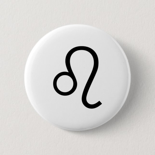Macaron Rond 5 Cm Leo (Devant)