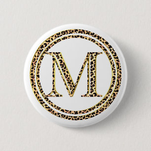 Macaron Rond 5 Cm Leopard M