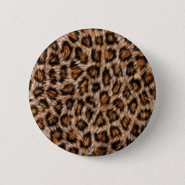 Macaron Rond 5 Cm Leopard Spots Pour Jaguar Animal Cat Pattern.j (Devant)