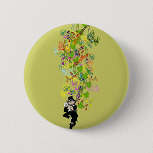 Macaron Rond 5 Cm LeprechaunPantalonsNoirs
