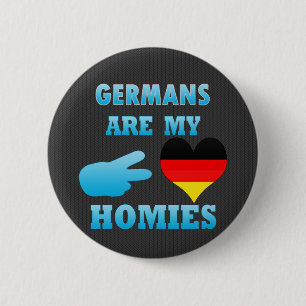 Macaron Rond 5 Cm Les Allemands sont mon Homies
