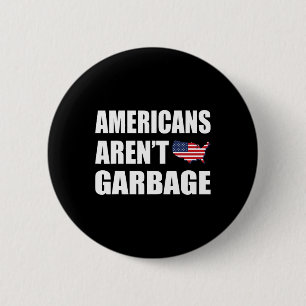 Macaron Rond 5 Cm Les Américains Ne Sont Pas Garge Trump 2024 Tee Su