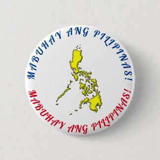 Macaron Rond 5 Cm Les boutons de Mabuhay ang Pilipinas