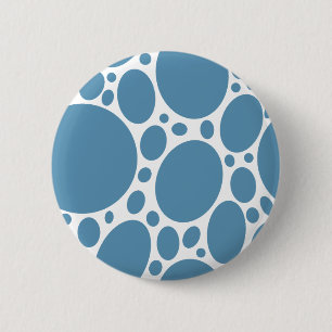 Macaron Rond 5 Cm Les bulles de Denim Bule