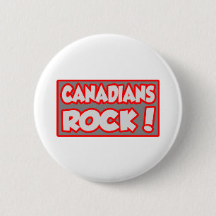 Macaron Rond 5 Cm Les Canadiens Rock!