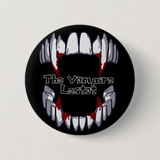 Macaron Rond 5 Cm Les crocs de Vampire Lestat