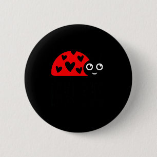 Macaron Rond 5 Cm Les enfants aiment le bug de la Saint-Valentin, jo