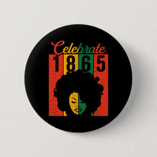 Macaron Rond 5 Cm Les Femmes noires de la Junte 1865 célèbrent en In
