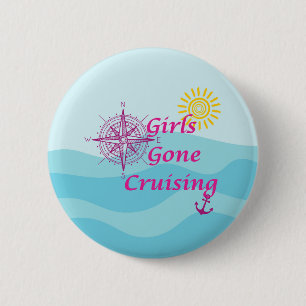 Macaron Rond 5 Cm Les Filles en Croisière