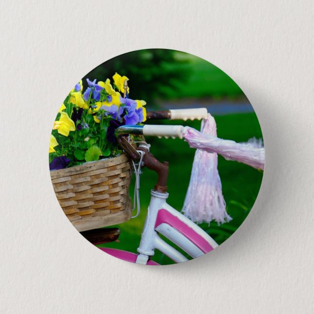 Macaron Rond 5 Cm Les filles veulent juste avoir l'amusement, (Devant)