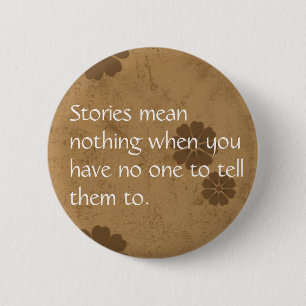 Macaron Rond 5 Cm Les histoires ne signifient rien…