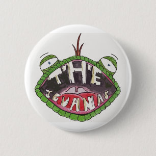 Macaron Rond 5 Cm Les iguanes ? Bouton