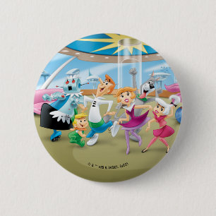 Macaron Rond 5 Cm Les Jetsons   Family Dance Party