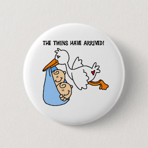 Macaron Rond 5 Cm Les jumeaux sont arrivés