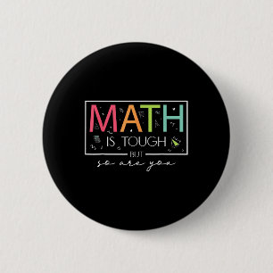 Macaron Rond 5 Cm Les maths c'est dur, mais vous aussi Retour au mat