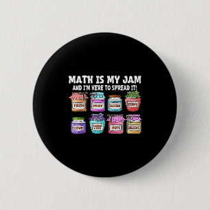 Macaron Rond 5 Cm Les Maths Sont Ma Passion Et Je Suis Là Pour Les R