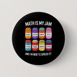 Macaron Rond 5 Cm Les Maths Sont Ma Passion Et Je Suis Là Pour Les R