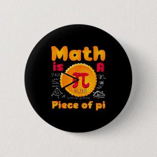 Macaron Rond 5 Cm Les Maths Sont Un Morceau De Tarte Bonne Fête Pi M