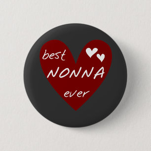 Macaron Rond 5 Cm Les meilleurs cadeaux de T-shirts de Nonna de