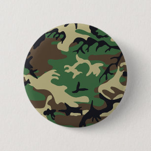Macaron Rond 5 Cm Les militaires camouflent le bouton
