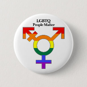 Macaron Rond 5 Cm Les personnes LGBTQ comptent