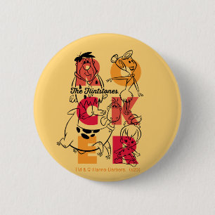 Macaron Rond 5 Cm Les Pierrafeu   ROCKER