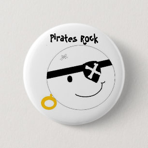Macaron Rond 5 Cm Les Pirates Rock