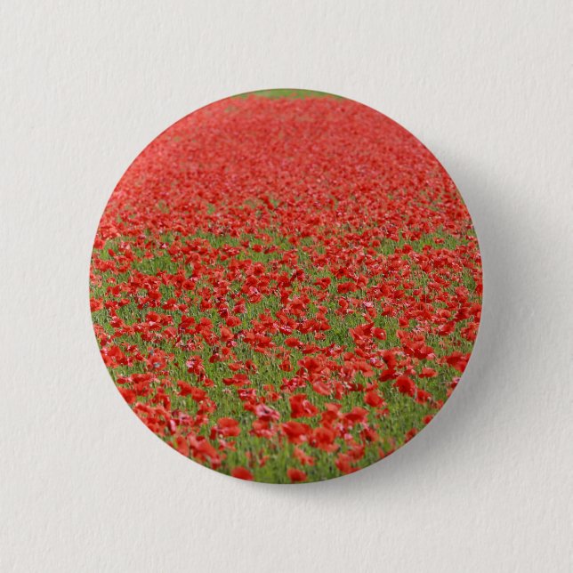Macaron Rond 5 Cm Les Poppies ! (Devant)