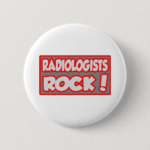 Macaron Rond 5 Cm Les radiologues Rock !
