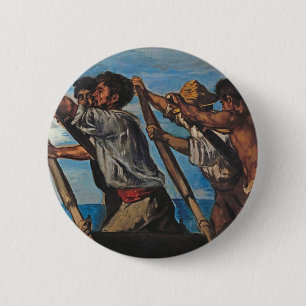 Macaron Rond 5 Cm Les Rameurs (par Hans von Marées)