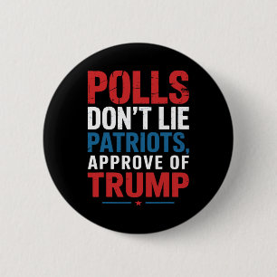 Macaron Rond 5 Cm Les sondages ne mentent pas que les patriotes appr