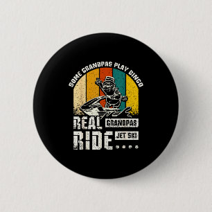 Macaron Rond 5 Cm Les vrais grands-pères font du jet ski 
