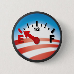 Macaron Rond 5 Cm L'espoir est sur vide - anti Barack Obama