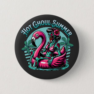 Macaron Rond 5 Cm L'été de Hot ghoul